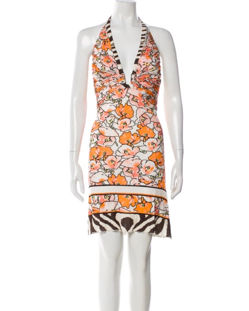 Vintage Cavalli Halter Dress - Image 3