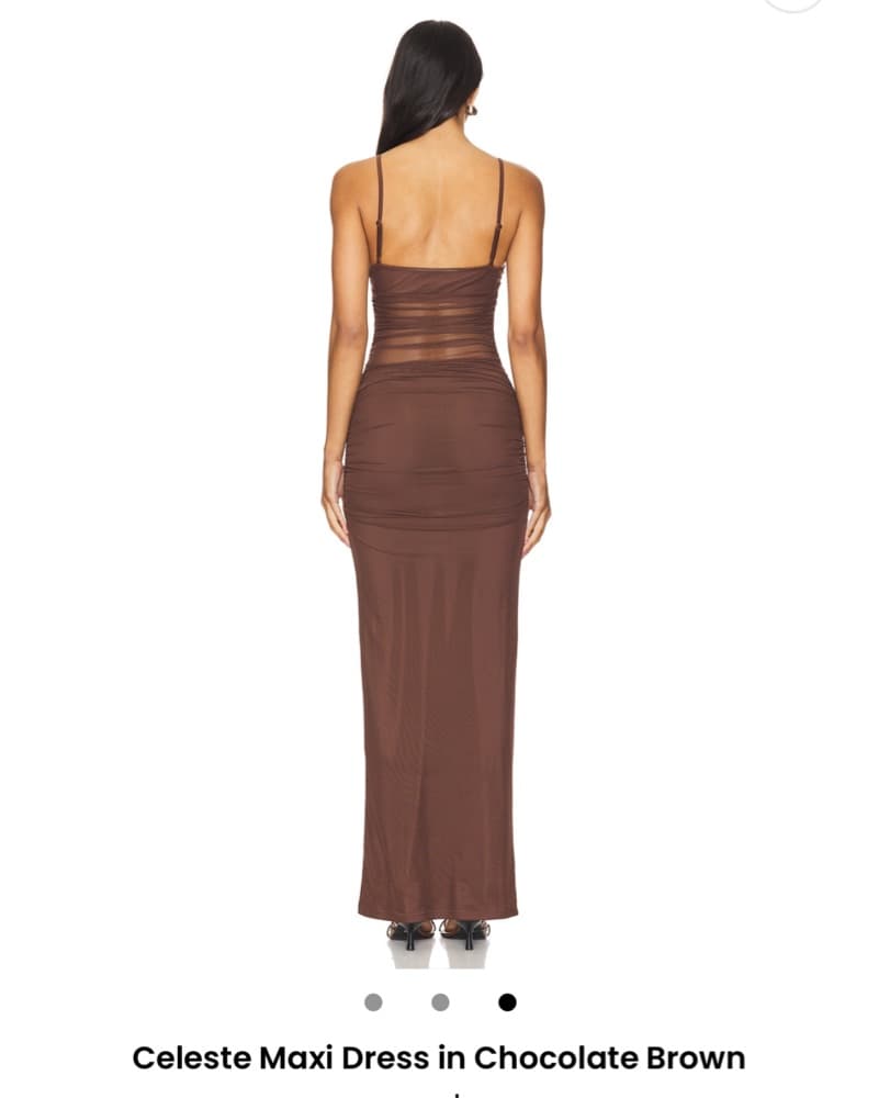 Superdown Brown Dress  - Image 3