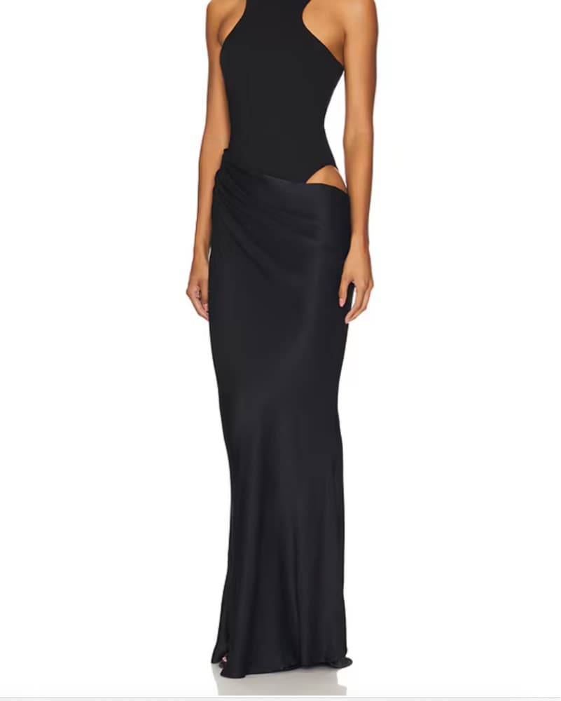 Estrella Maxi Dress in Black - Image 2