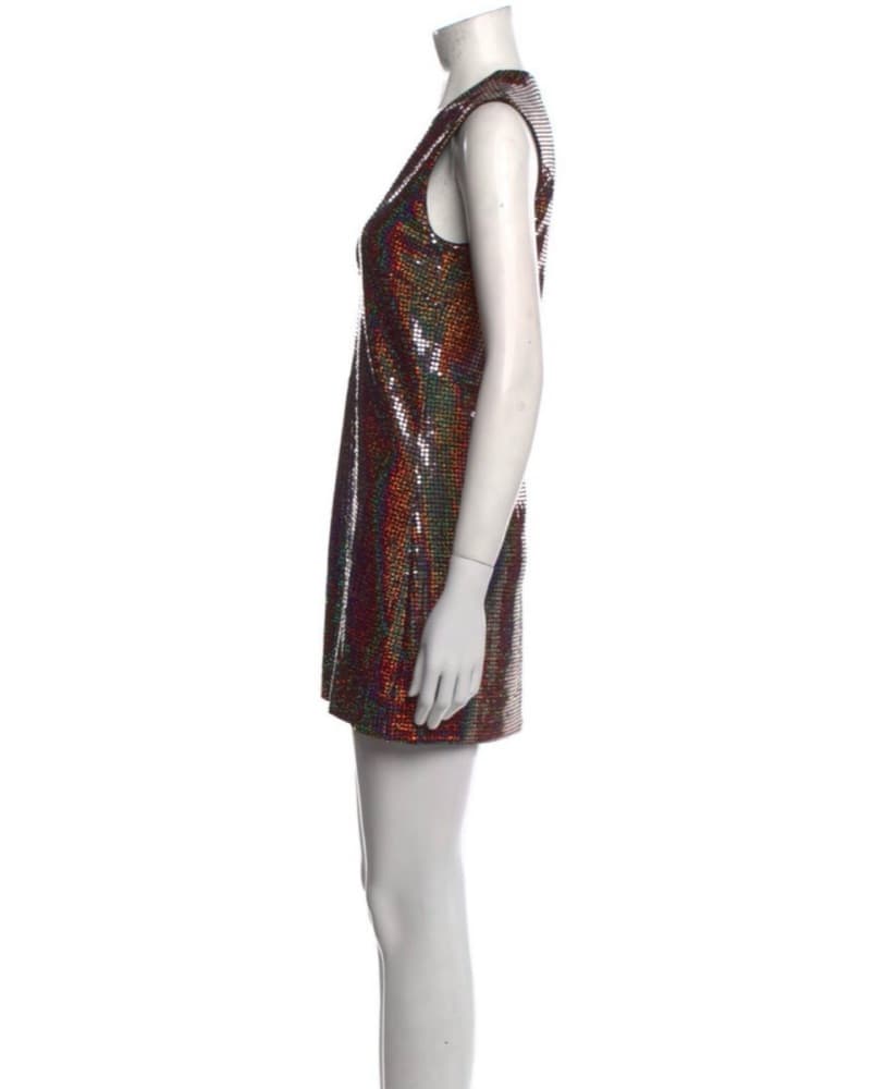 Dodo Bar Or Chrome Disco Dress  - Image 2