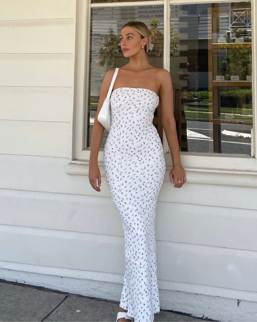 Strapless Maxi Dress - Image 3