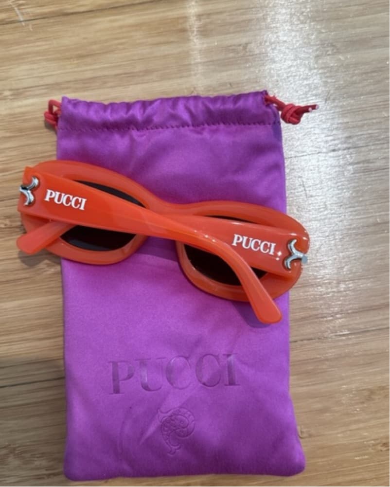 Pucci Orange Sunglasses - Image 2