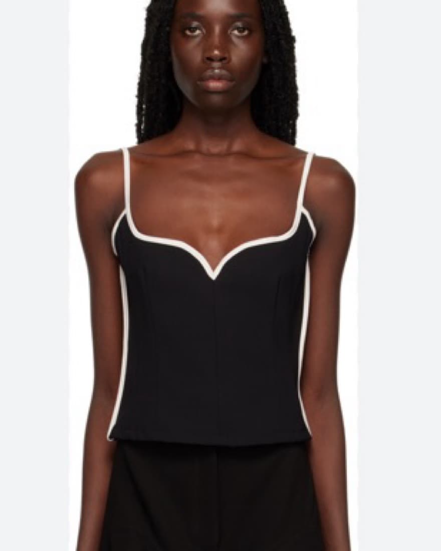 Paris Georgia Heart Singlet Top - Image 3