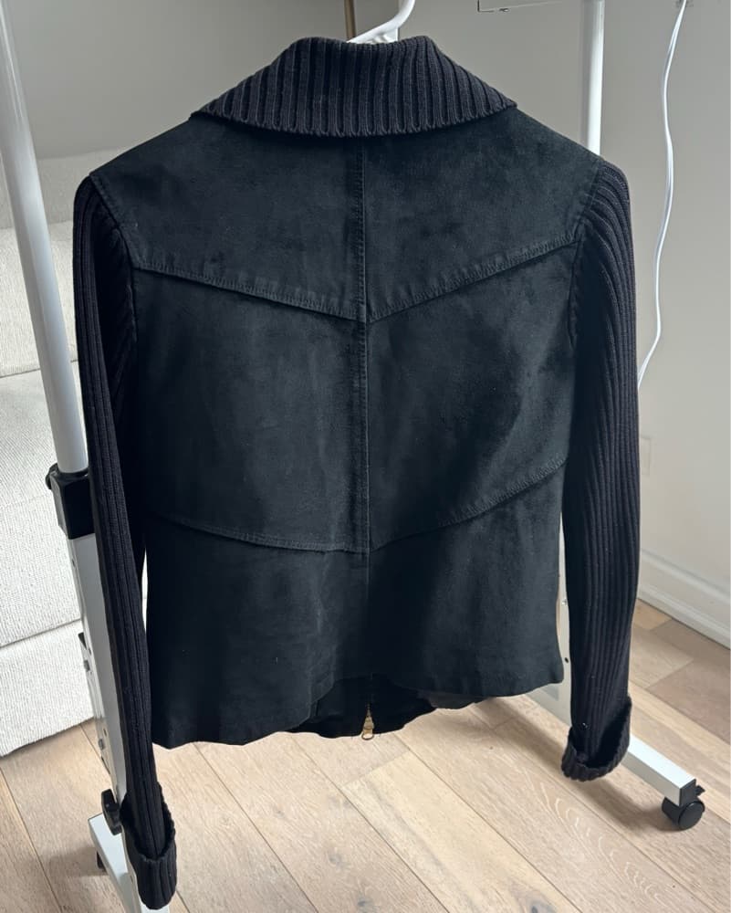 Suede 1990s Black Jacket  - Image 2