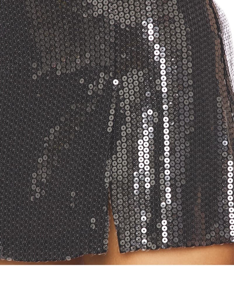 Miaou Shimmering Sequin Skirt - Image 5