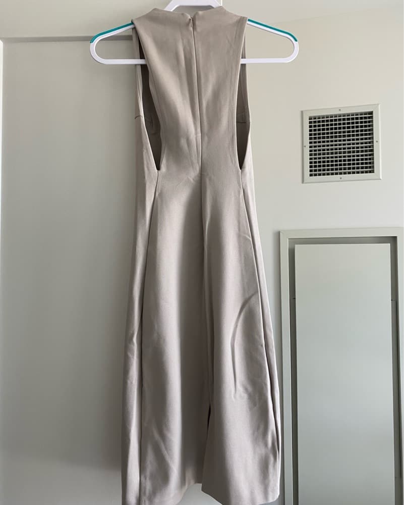 Aritzia Taupe Shift Dress - Image 3