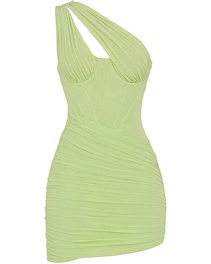 HOUSE OF CB Clementine Ruched Mini Dress - Image 2
