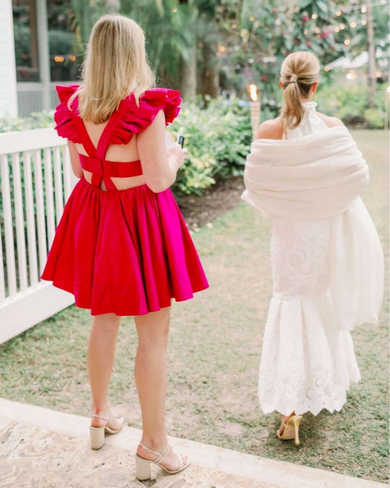 Pink Aje Ruffle Mini Dress - Image 3