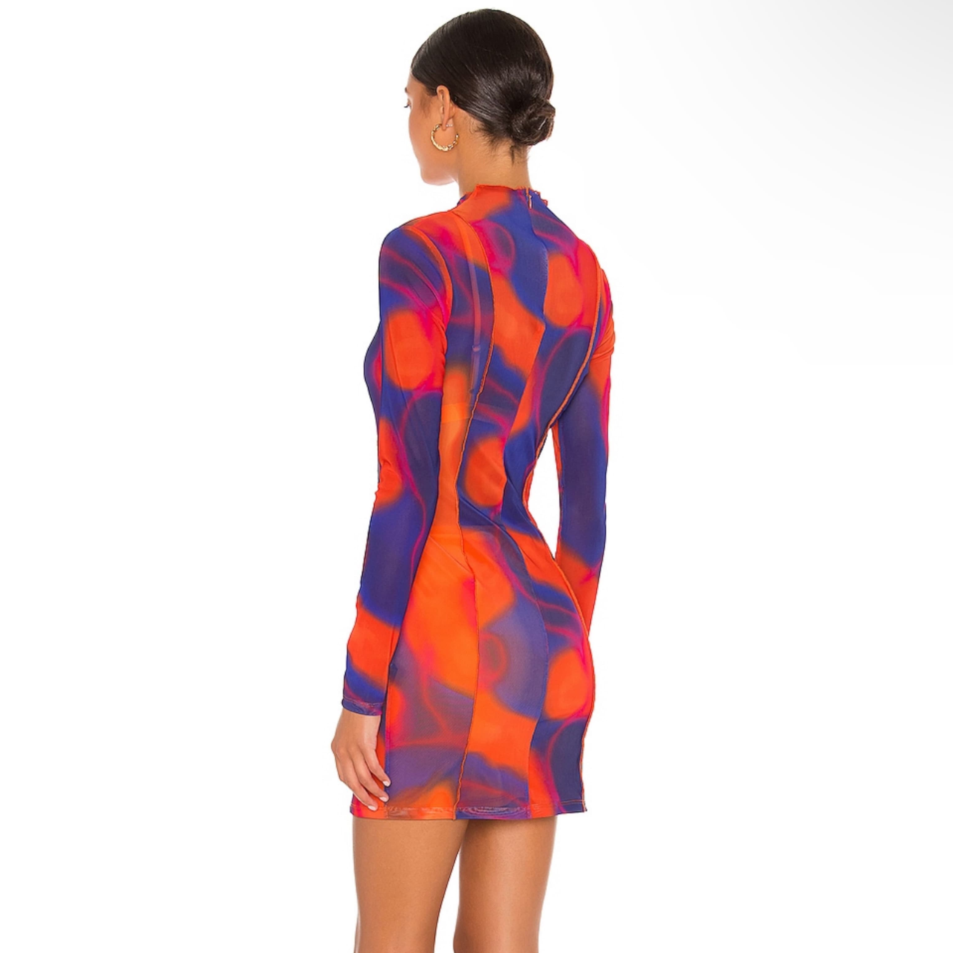 Revolve Ombre Mini Dress - Image 3