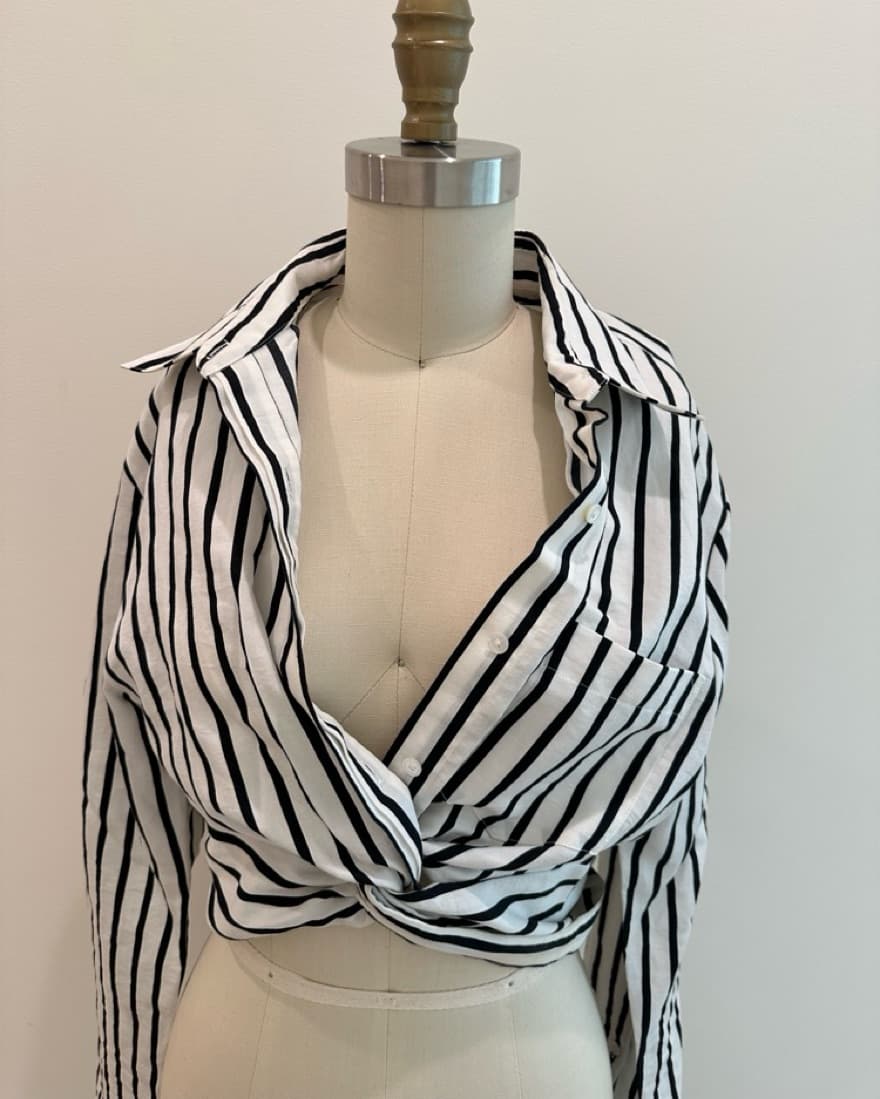 Alexander Wang Crop Blouse - Image 3