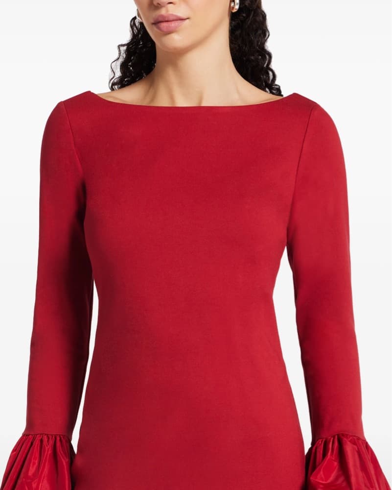 Staud Red Cocktail Dress - Image 1