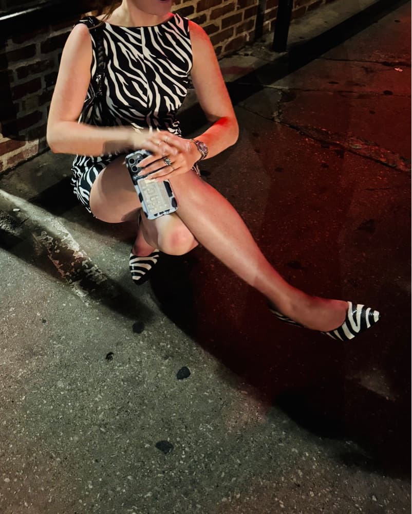 Zara Zebra Mini Dress  - Image 2