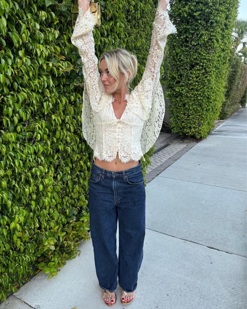 Tularosa lace Clarissa Top In Ivory - Image 5