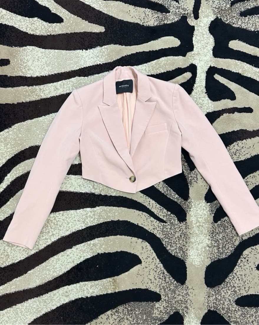 Retrofete Stella Blazer in Dusty Peach - Image 4