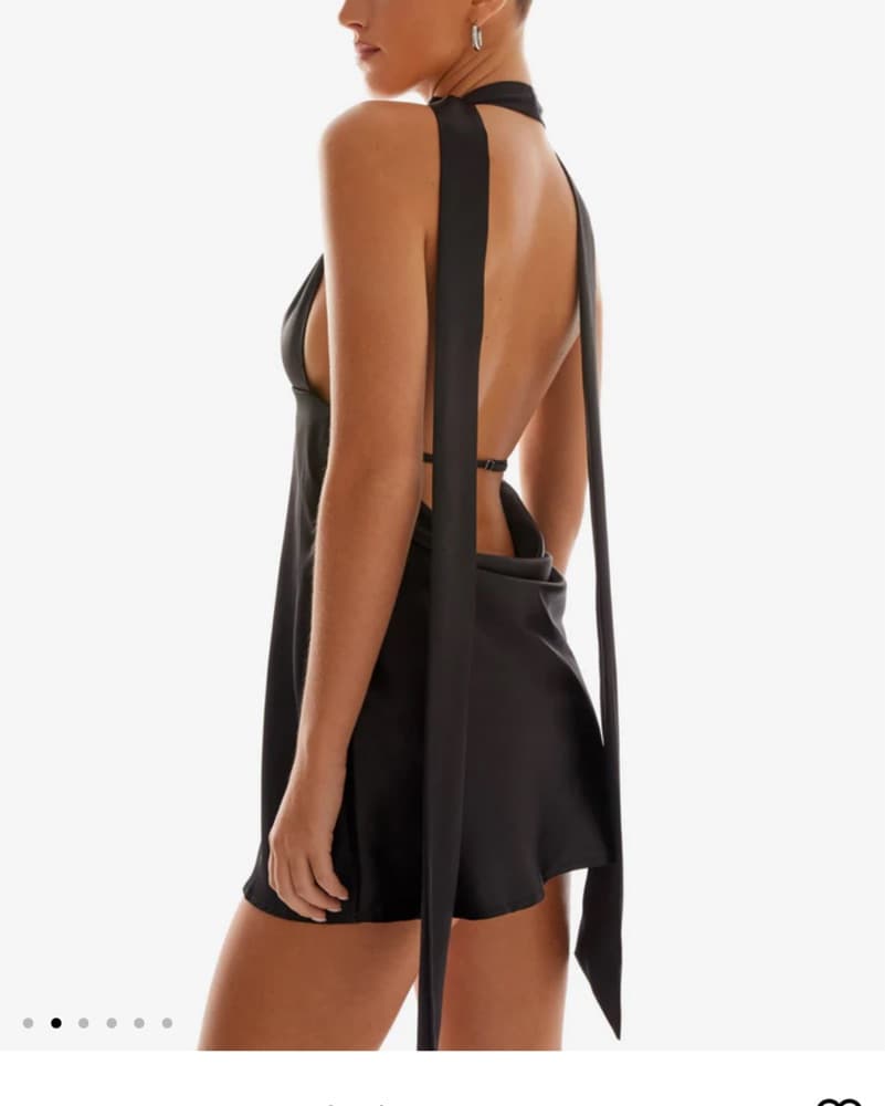 Peppermayo Alicia Satin Mini Dress - Image 2