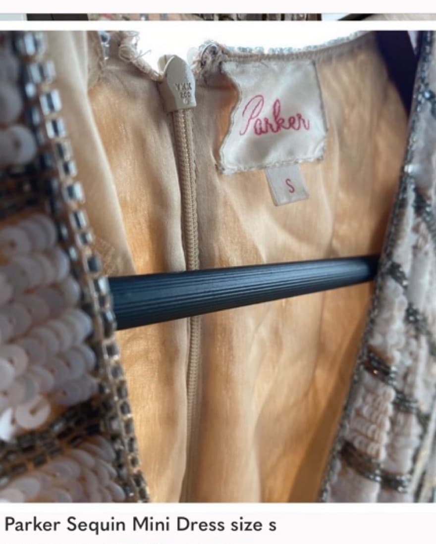 Parker Sequin Beaded Mini Dress - Image 3