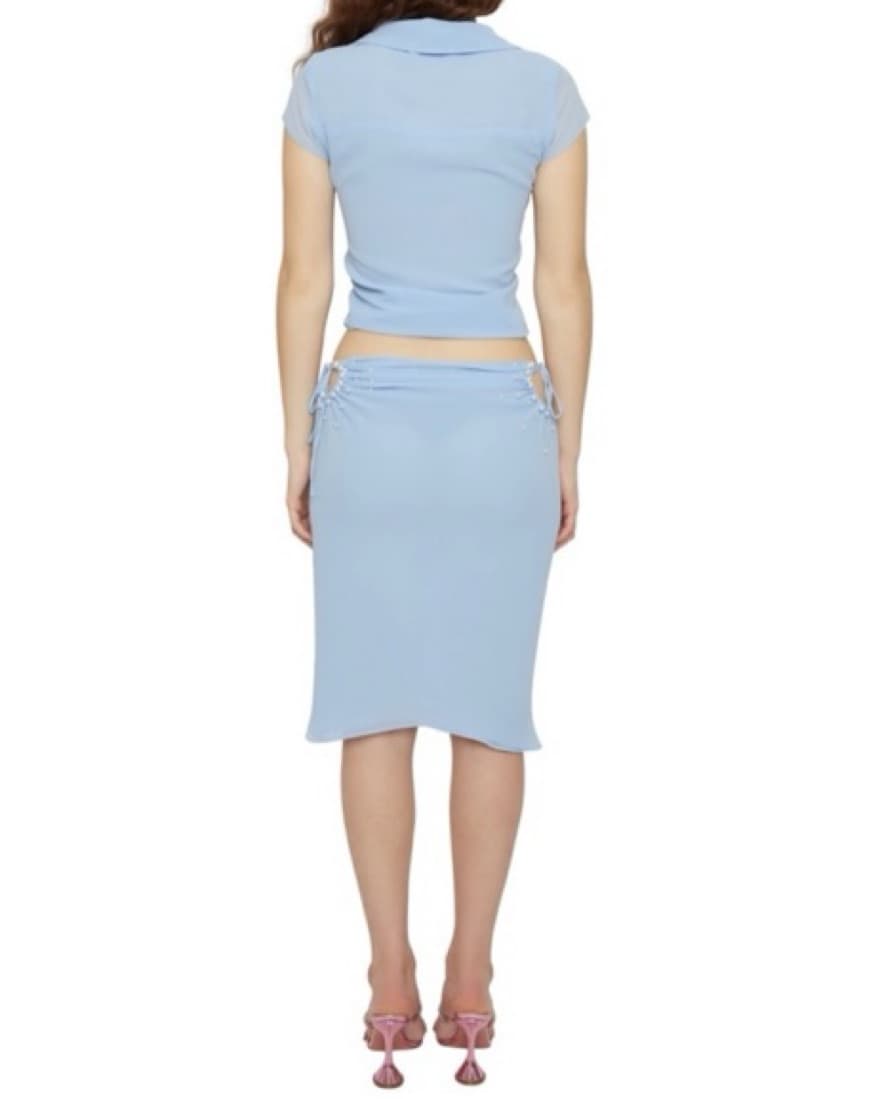 GUIZIO Baby Blue Skirt - Image 3