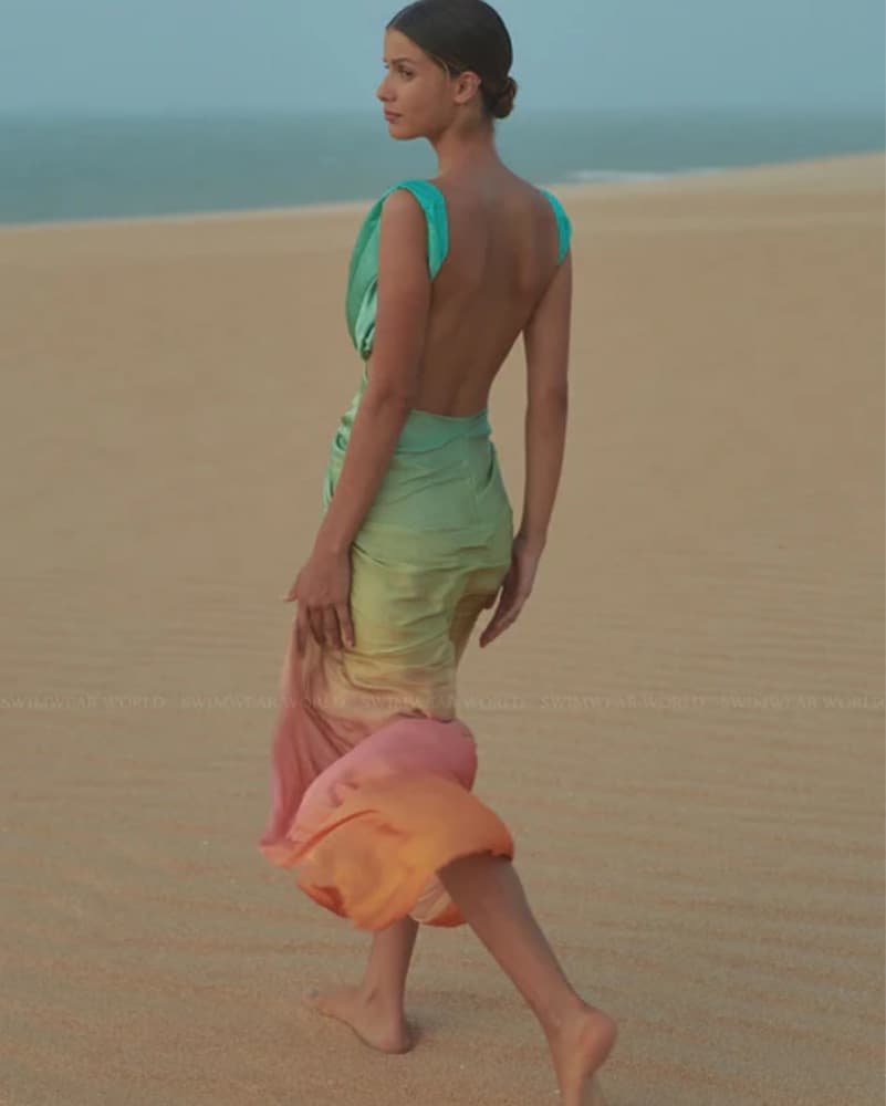Baobab Mia Dress Rainbow Ombre - Image 2