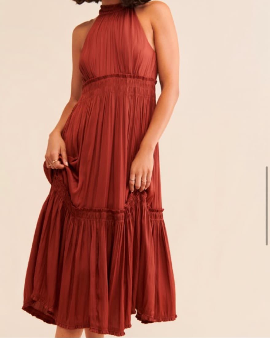 Anthropologie - Tiered Halter Dress - Image 1