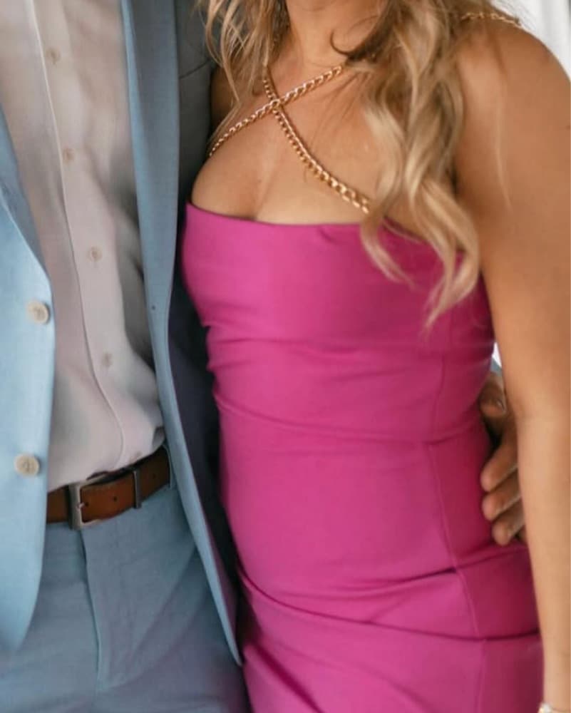 Pink Wedding Dress - Image 3