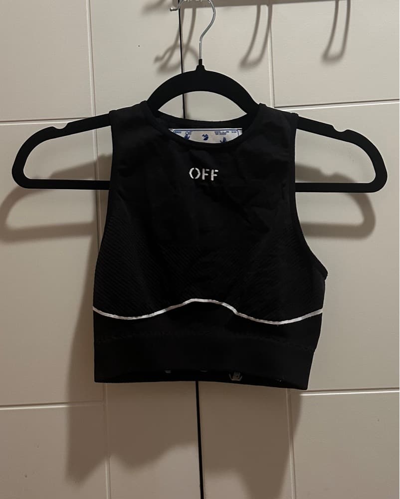 Off White Off-Stamp Sports Bra  - Image 1