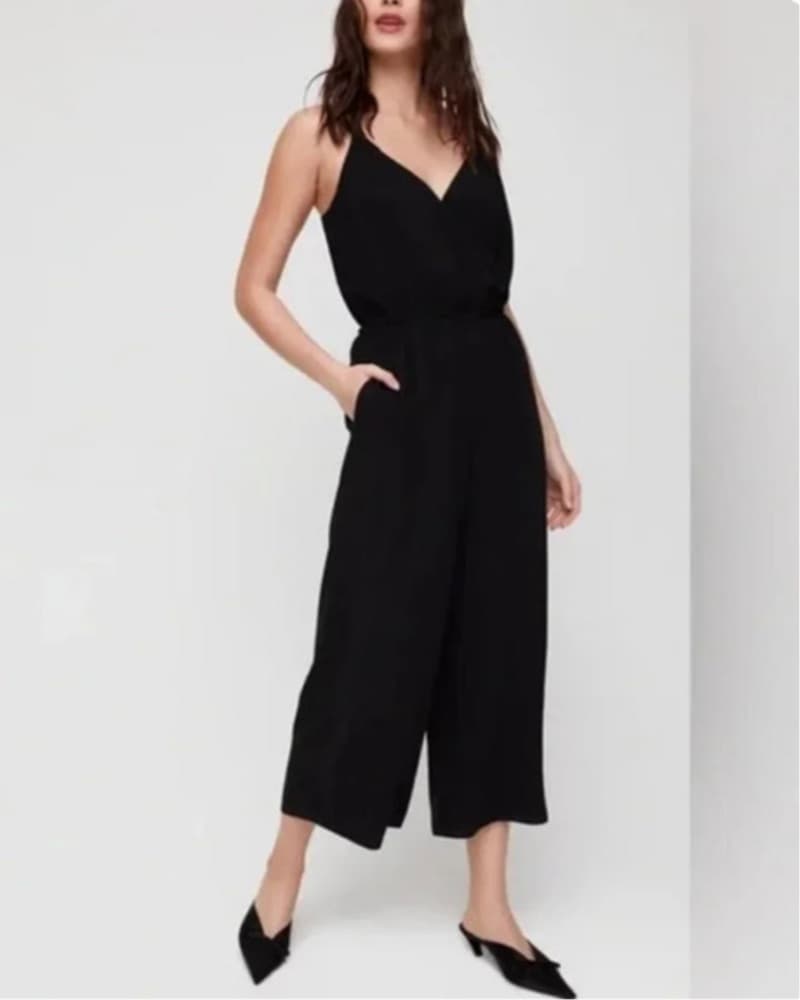 Sleek Black Jumpsuit - Image 1