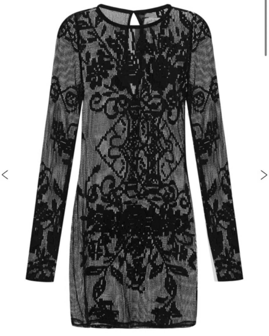 With Jean Lace Dress - Image 2