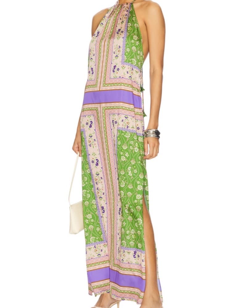 Green And Purple - Misa Samantha Dress - Image 2