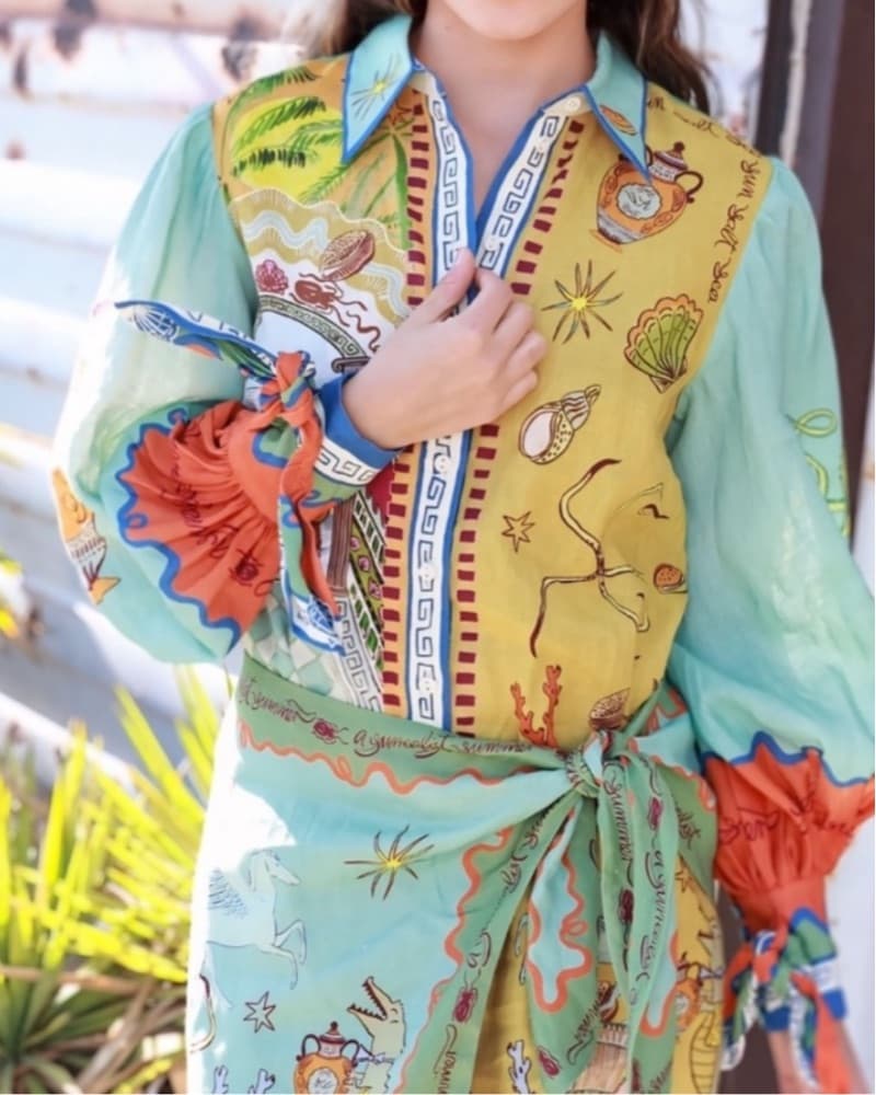 Alemais Surrealist Shirt Dress  - Image 2