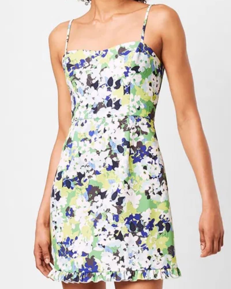 French Connection Floral Ruffle Dress - Image 1
