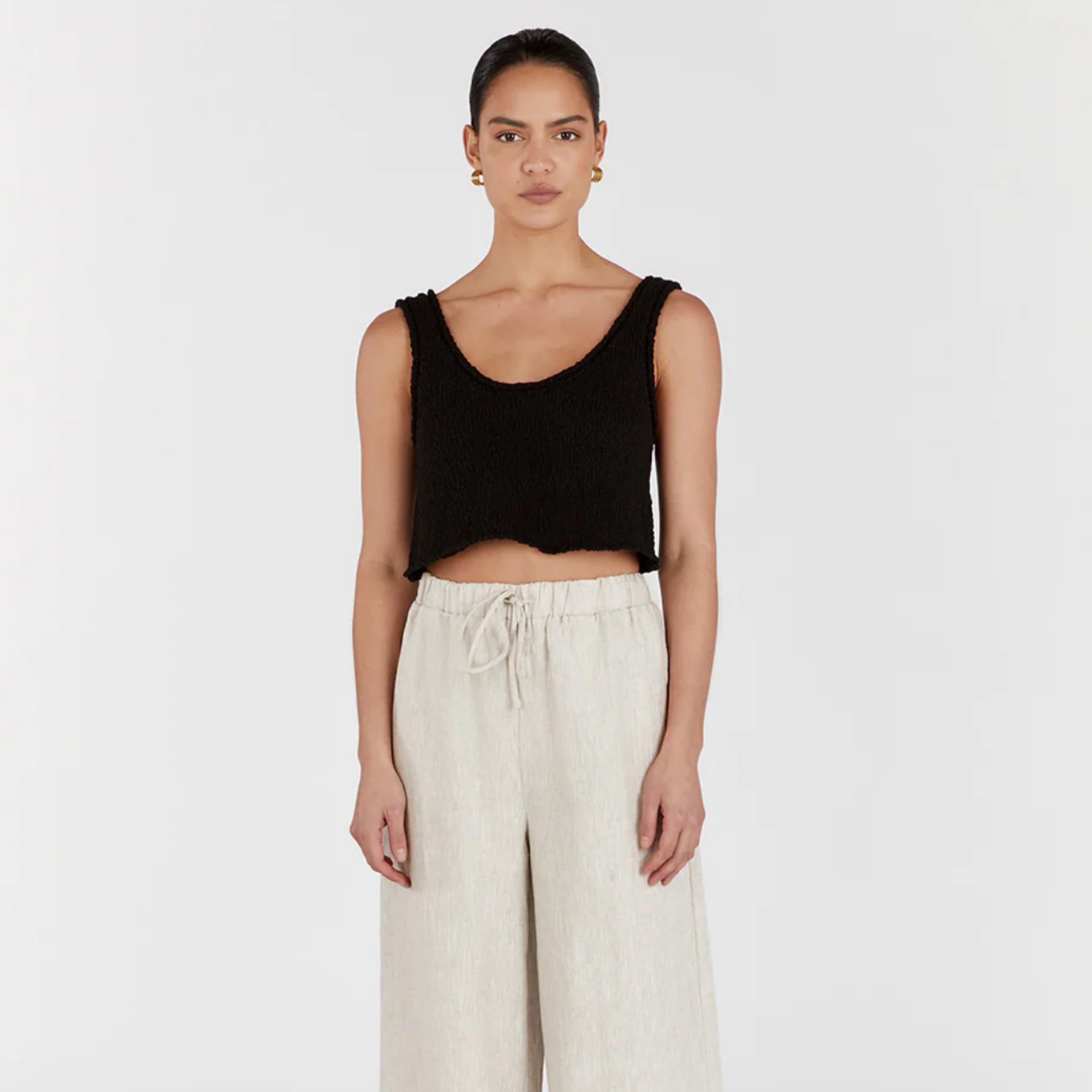 Drawstring Linen Pants - Image 2