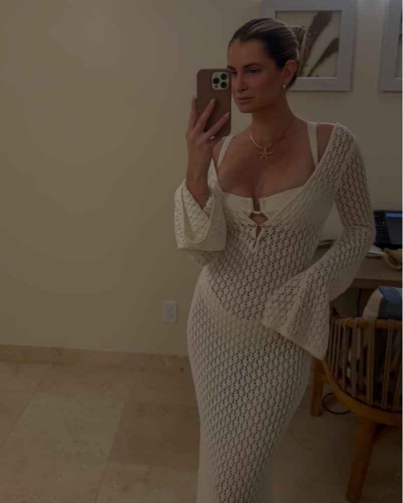 Long Sleeve Cover Up Dress - Image 1
