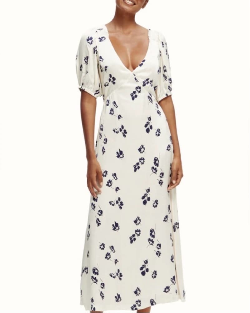 Scotch & Soda Open Back Midi dres - Image 2