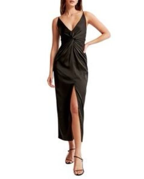 Abercrombie Draped Twist-Front Dress - Image 2