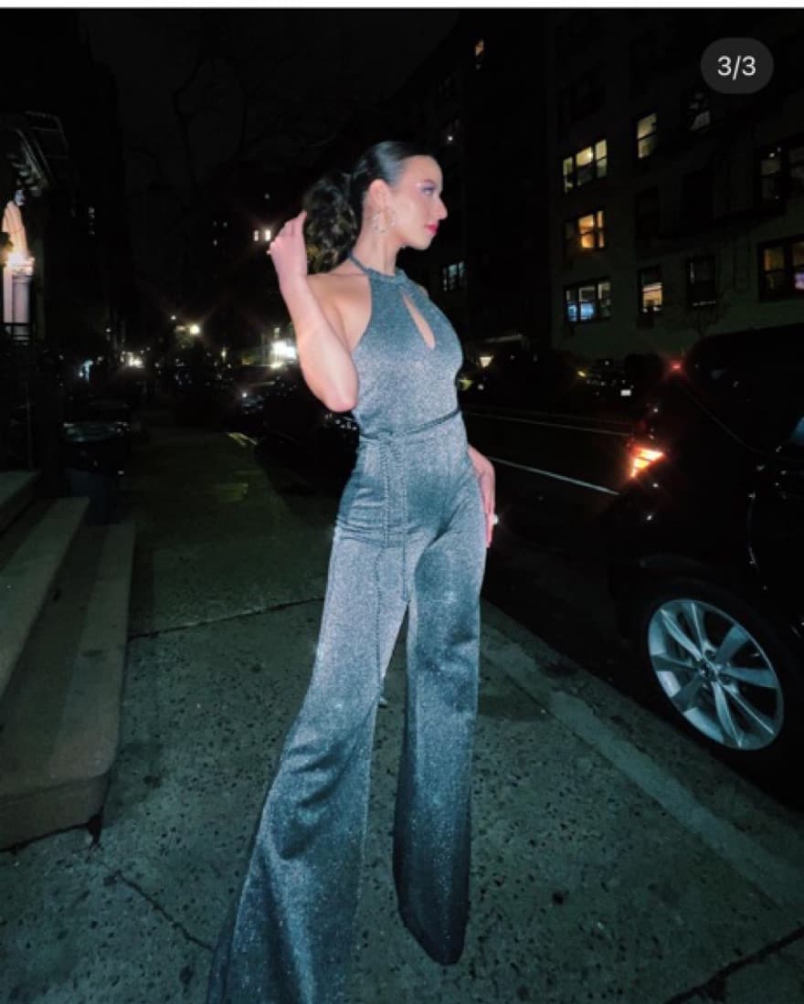 Zendaya X Tommy Hilfiger Silver Jumpsuit - Image 2