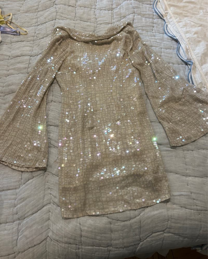 Vintage Sequin Dress - Image 1