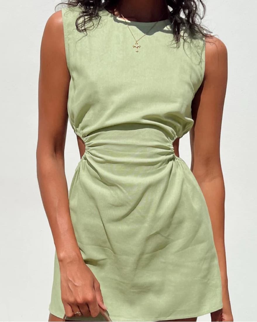 Princess Polly Green Cut Dress - Image 1