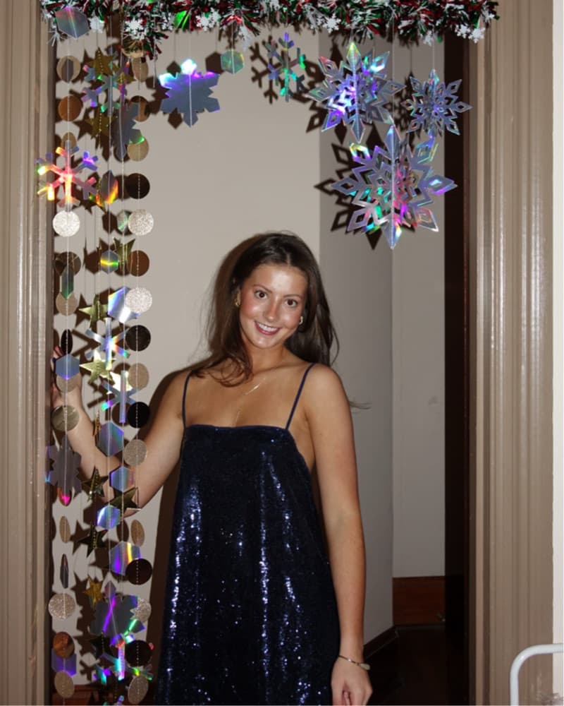 Free People Time To Shine Navy Sequin - Image 3