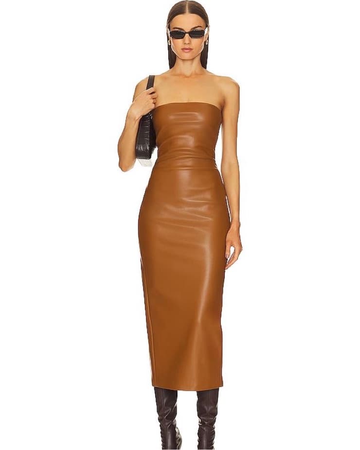 Cult Naked  Leather Dress  - Image 1