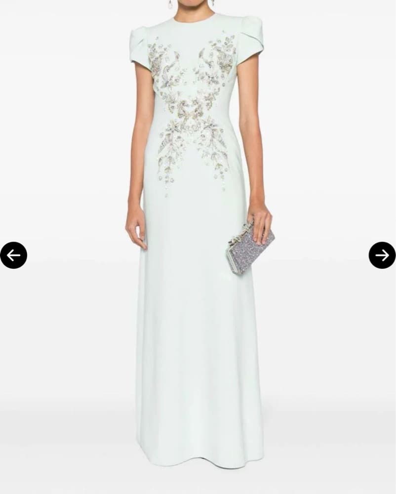 White Jenny Packham Gown SZ 4/6 - Image 1