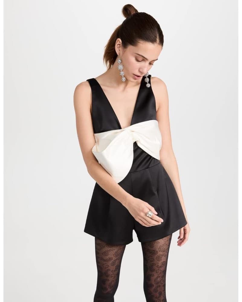 Alexis Romper with Bow Accent - Image 2