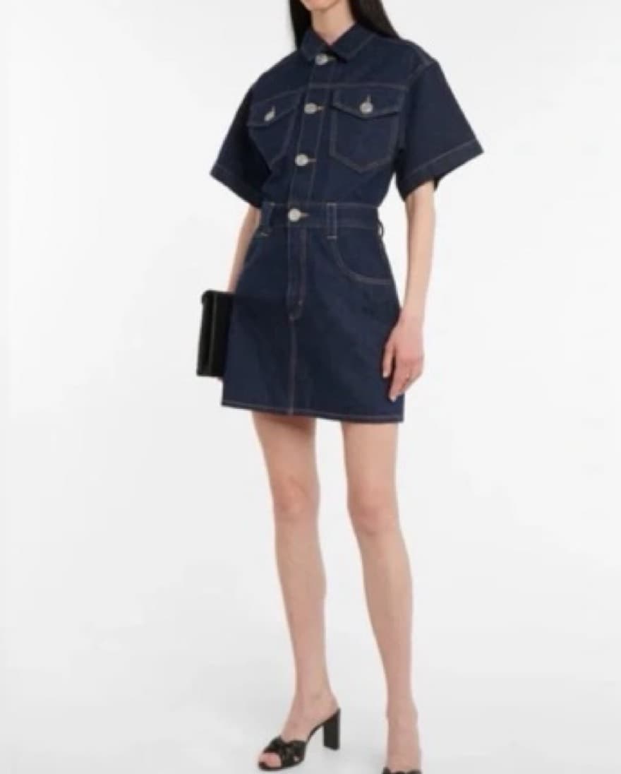 FRAME Denim Mini Dress - Image 1