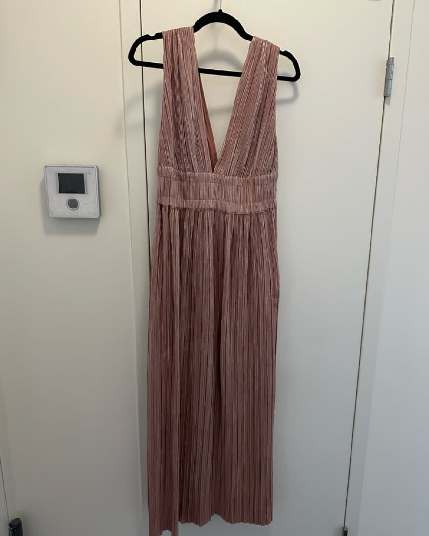 Pink and Gold Maje Dress - Image 3