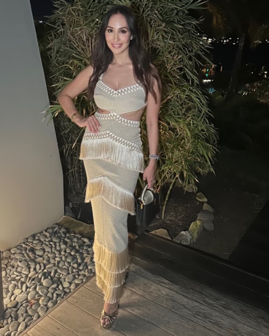 Patbo Metallic Knit Maxi Dress  - Image 3