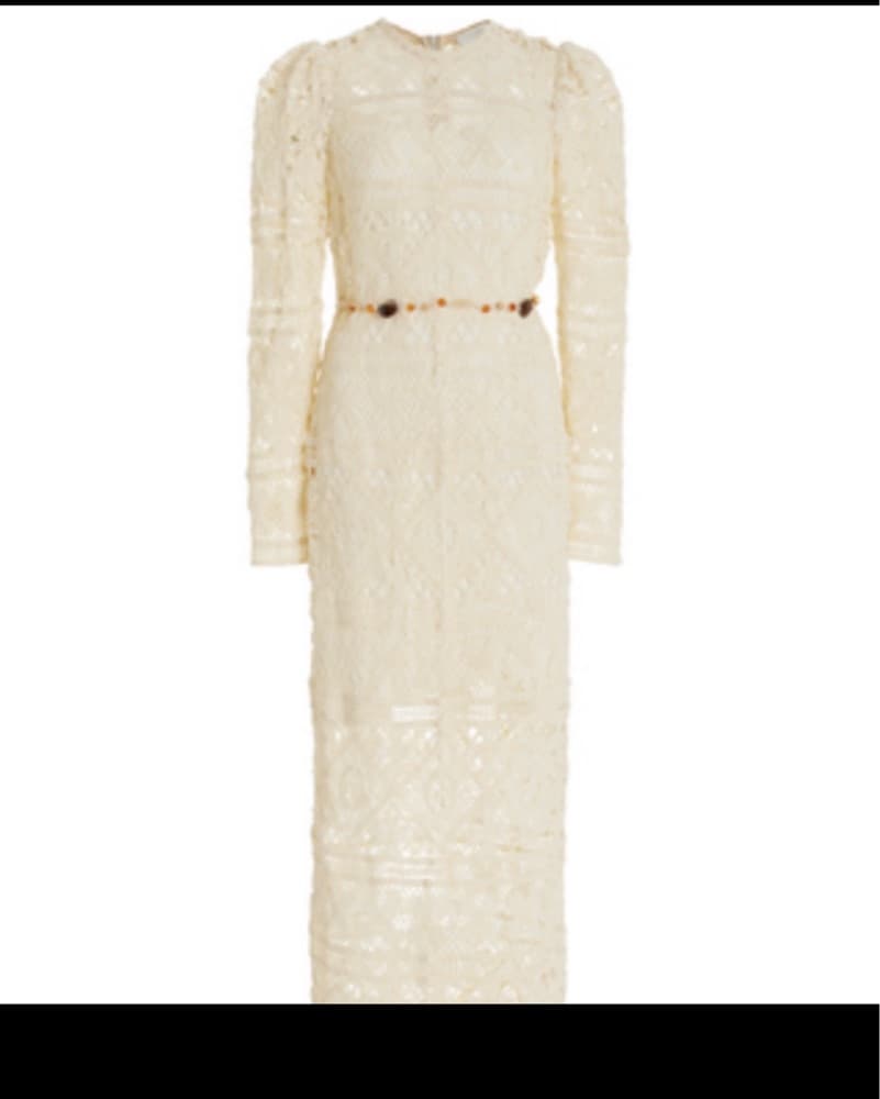 Zimmermann Ribbon Lace Maxi Dress - Image 1