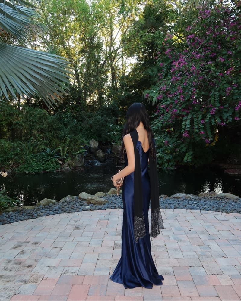 Reformation blue Dress - Image 2