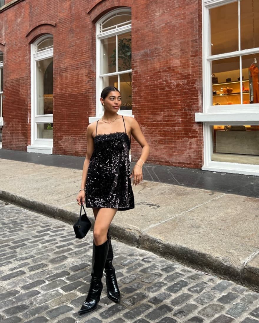 Free People That Girl Sequin Dress - Image 1