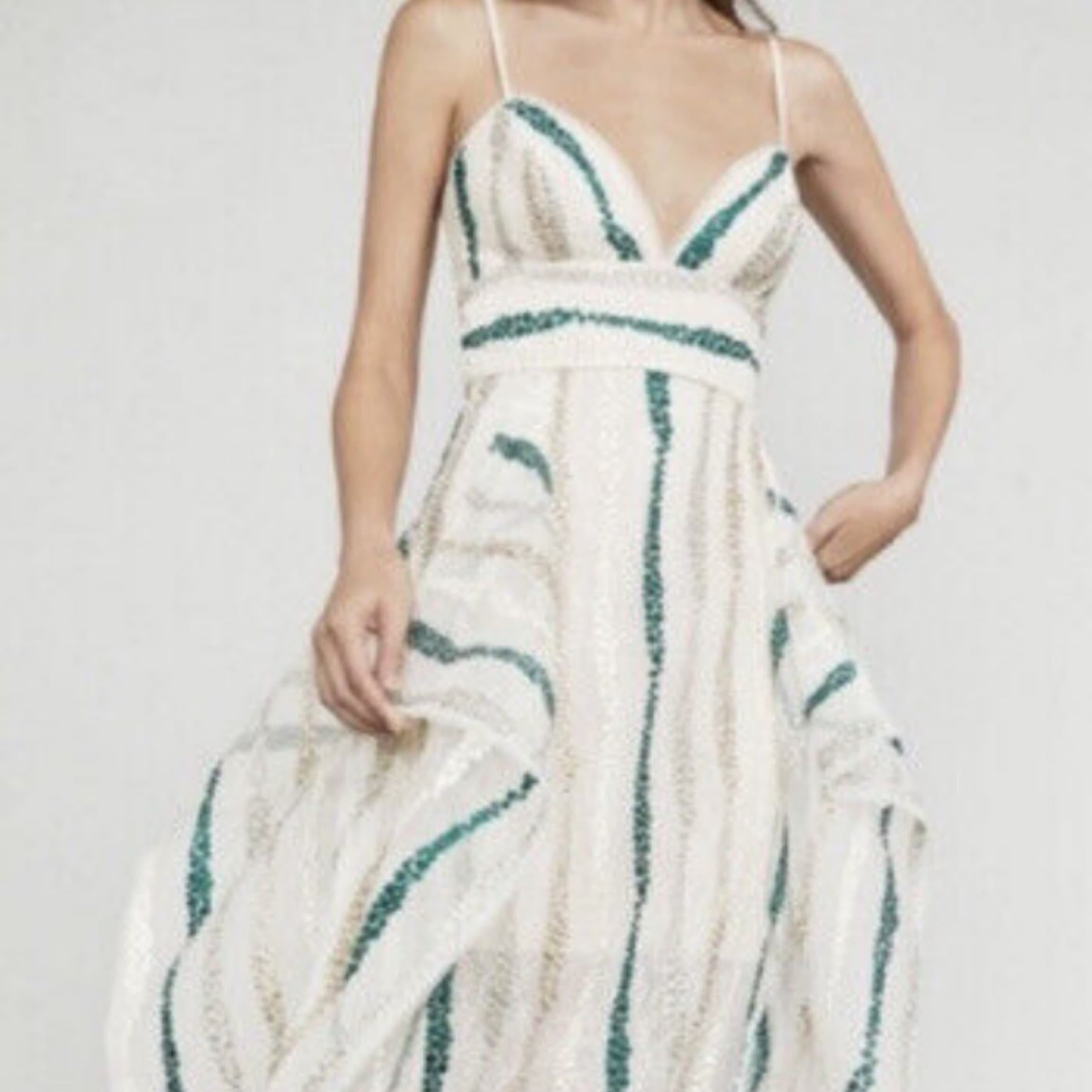 BCBGMAXAZRIA Lillian Ivory Dress - Image 1
