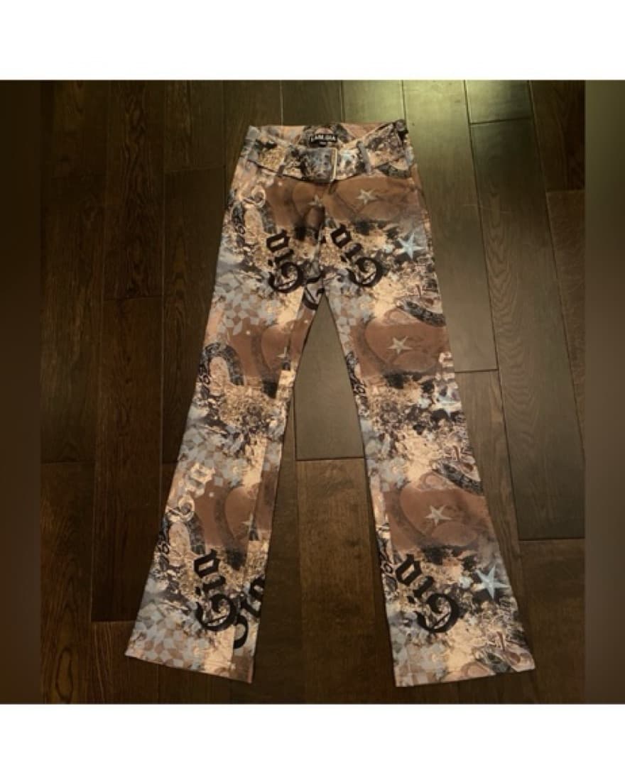  Mid-rise pant in star print pants - Image 2