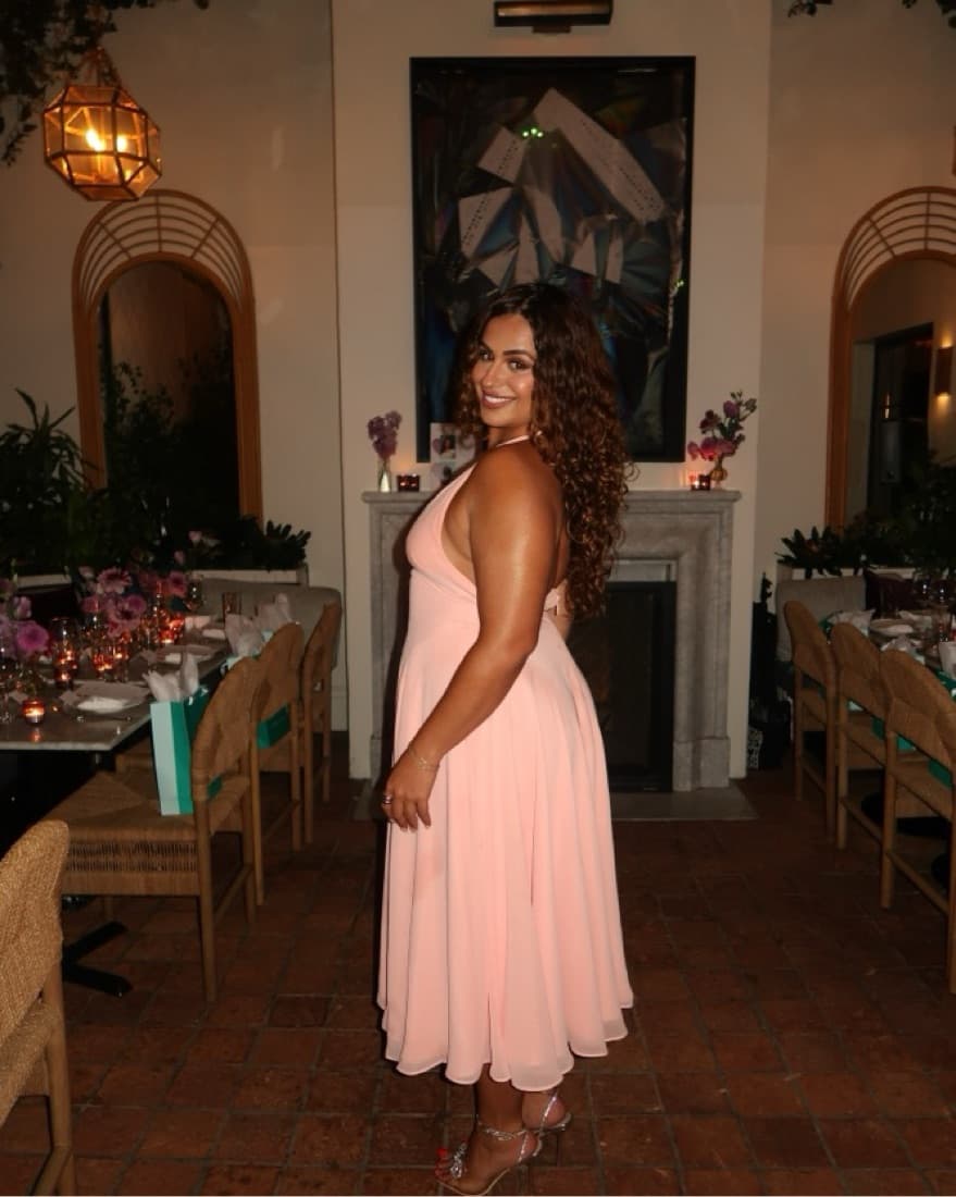 House Of CB Solada Halter Midi - Image 2